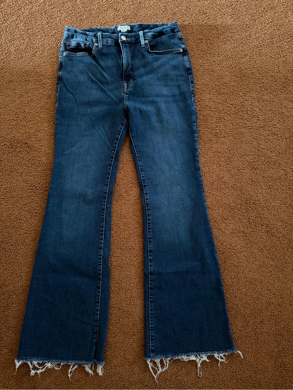Good American Dark Blue Jeans